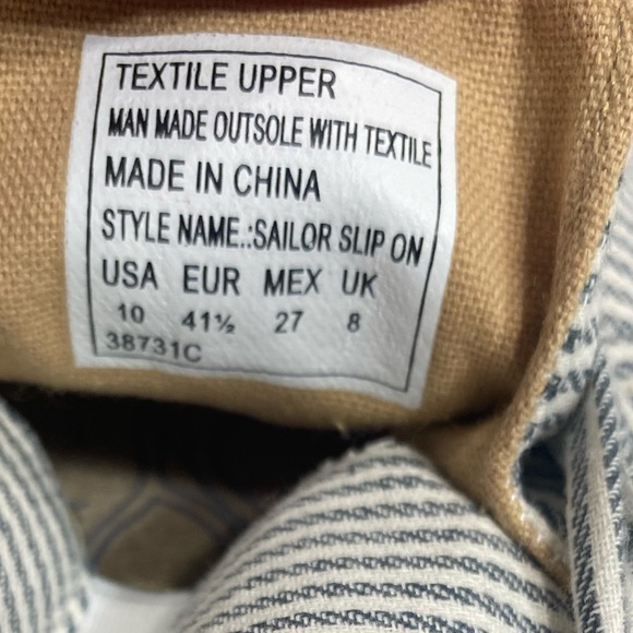 Margaritavillage Women sailor Slip On Mule size 10(bx5) - Picture 12 of 12